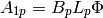 A_{1p}=B_pL_p\Phi